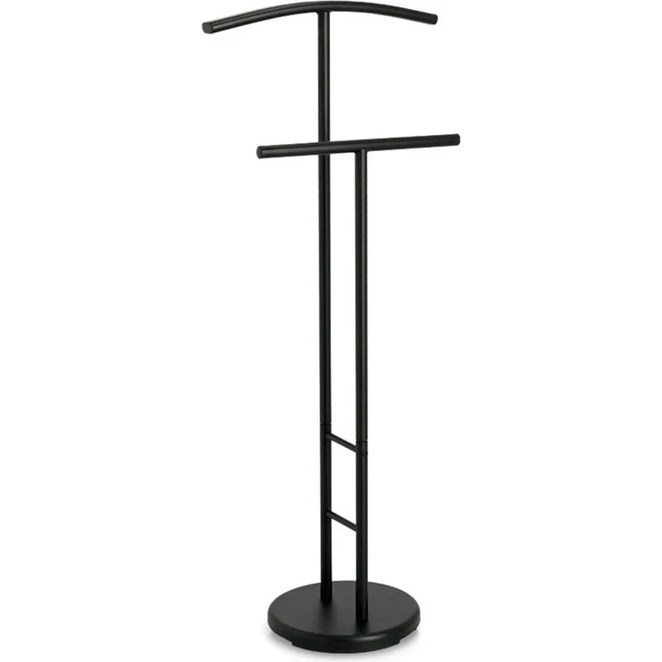 Zeller Present Herrendiener Metall, schwarz, (1 St), standfest, praktisch, zerlegte Lieferung