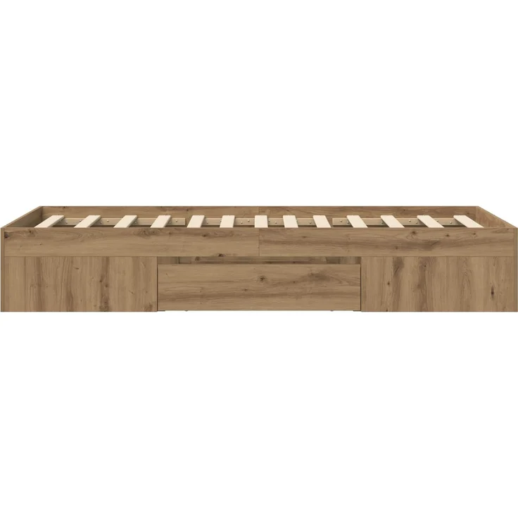 vidaXL Bettgestell mit Stauraum Kunsthandwerk Eiche 80 x 200 cm 3429692 – Bild 6