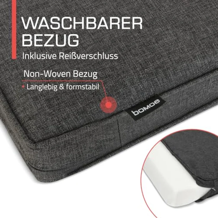 bomoe Outdoor Loungekissen Palettenkissen mit waschbarem Bezug, UV-Schutz und wasserabweisender Oberfläche, in verschiedenen Farben verfügbar – Bild 5