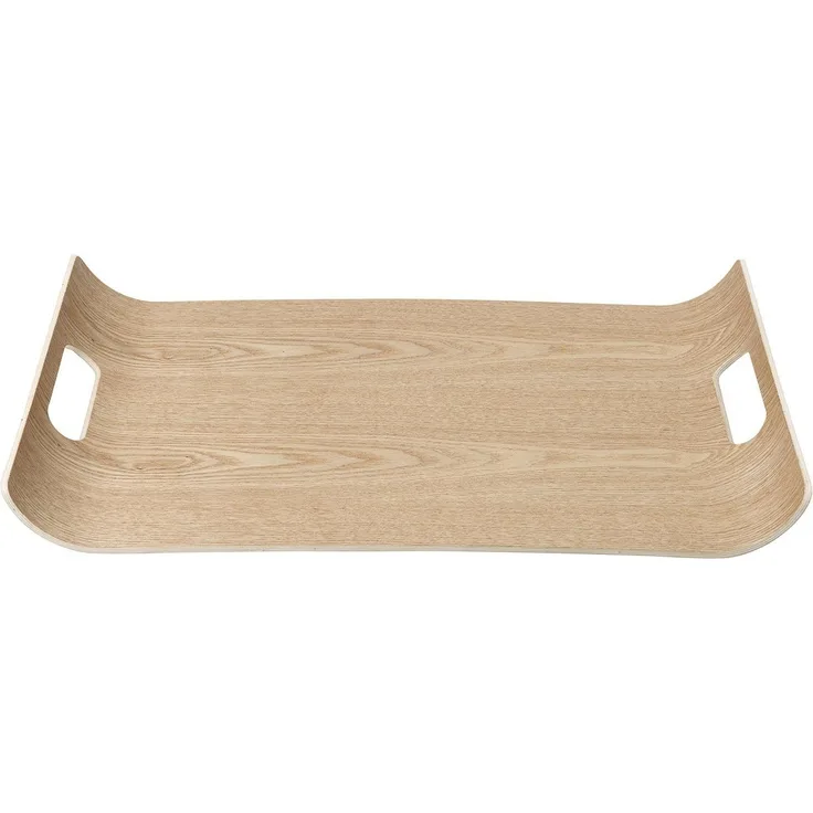 Blomus WILO Tablett, Holztablett, Serviertablett, Hartholz, 43x31 cm, 63906