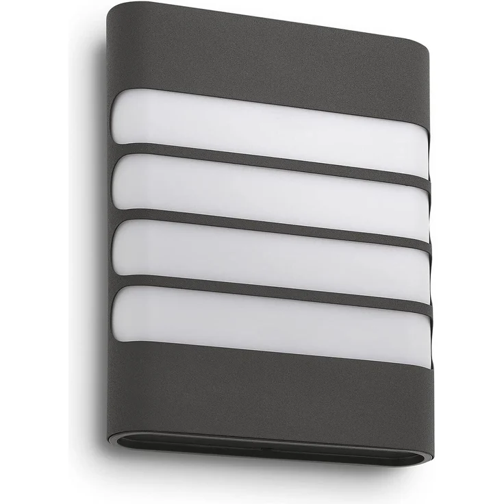 Außenwandleuchte Raccoon Höhe 20,5 cm anthrazit 1-flammig viereckig – Bild 1