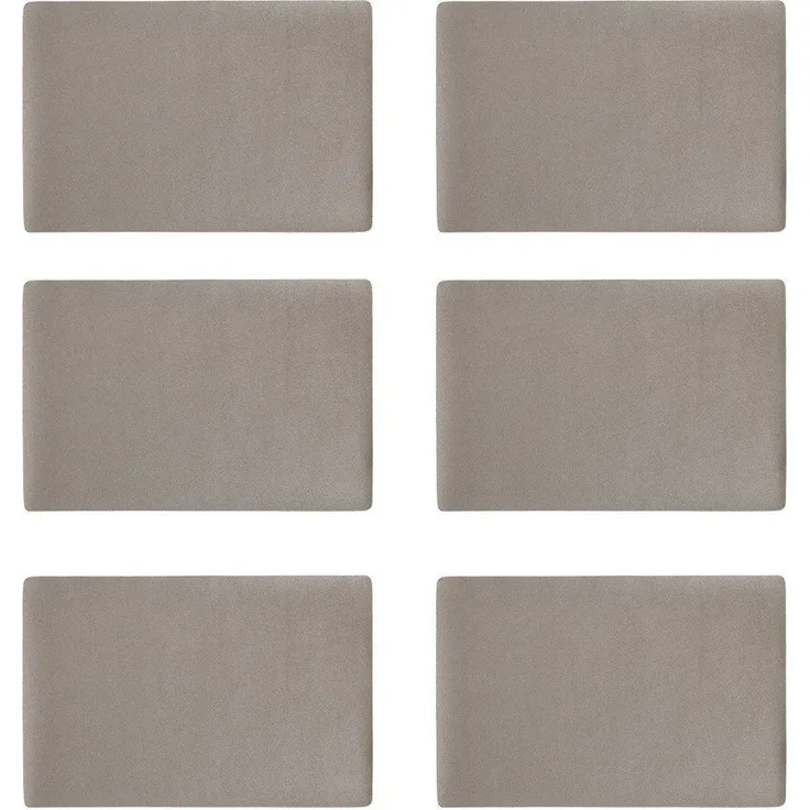 Zeller Present Platzset, (Set, 6-St), Kunstleder, metallic, 30x45 cm