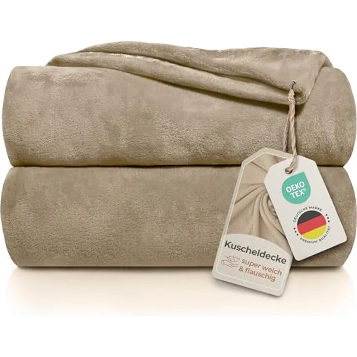 Wohndecke Kuscheldecke super weich & flauschig – warme Fleecedecke, Gräfenstayn, warme Wolldecke, Sofadecke & Tagesdecke - Überwurf Sofa, Couch – Bild 2
