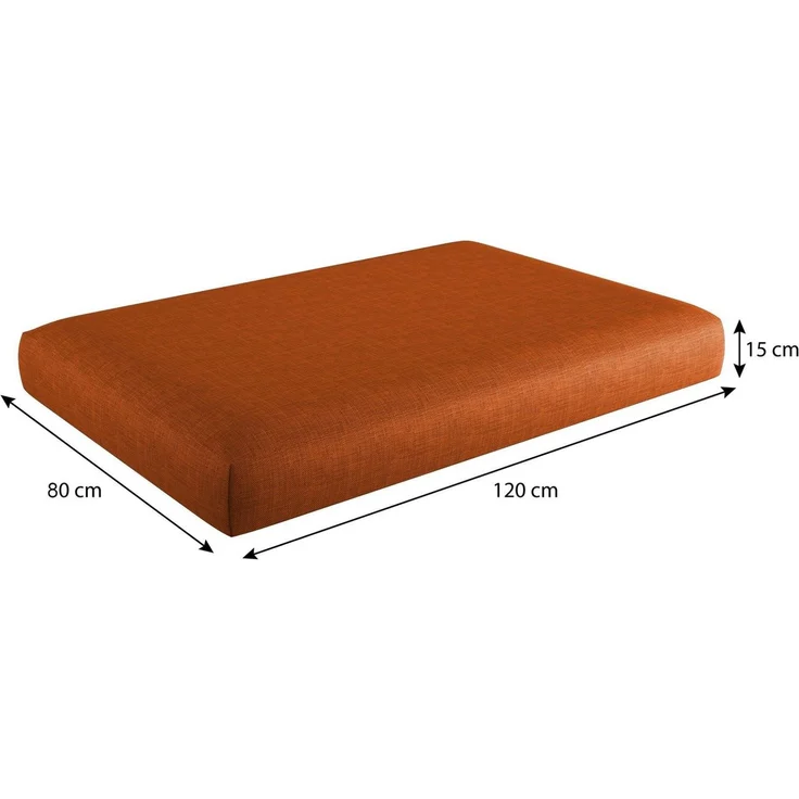 sunnypillow Palettenkissen Milano - 8er Set Palettenauflage mit abnehmbarem Bezug Kaltschaum, 8er Set Palettenkissen – Bild 3