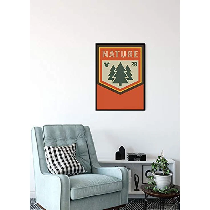 Komar Disney Wandbild Mickey Mouse Nature, Kunstdruck für Kinderzimmer, Größe 50x70cm, ohne Rahmen, lichtbeständig und PVC-frei – Bild 4