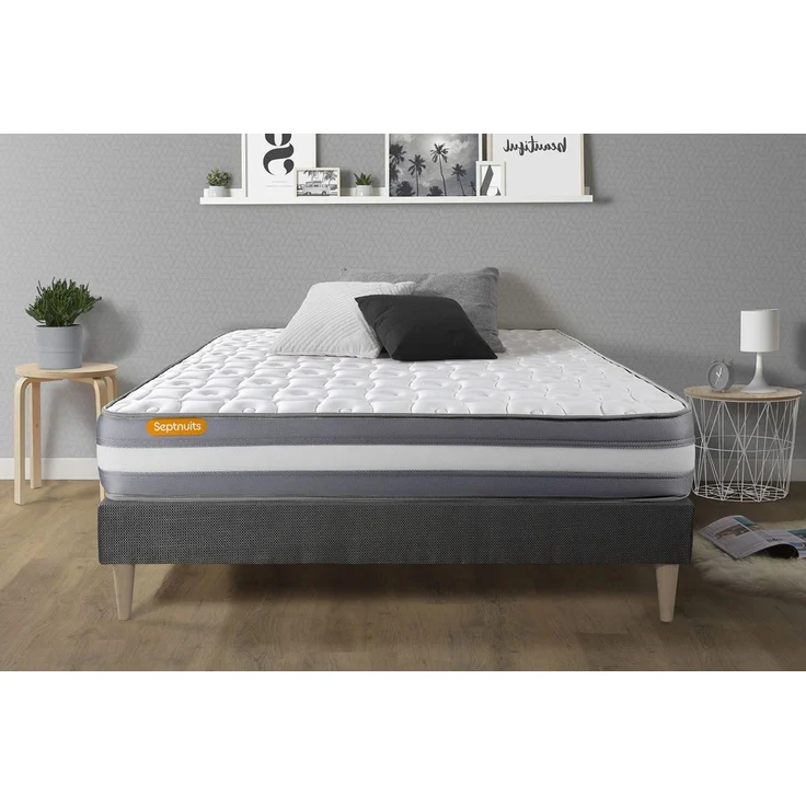 Matratzen- und Lattenrost-Set 140x190 cm - Memo Plus – Bild 1