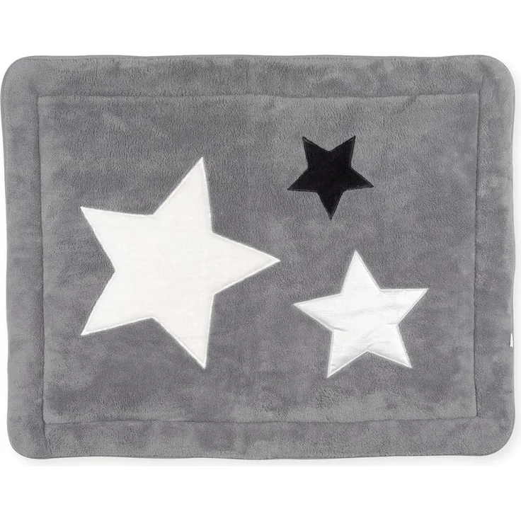 Bemini by Baby Boum 'Softy Stary Grizou' Krabbeldecke 75x95 cm, grau