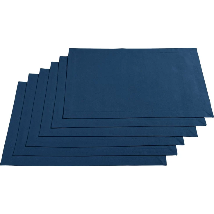 REDBEST Platzset Tischset "Seattle" 6er-Pack, Baumwolle Uni – Bild 1