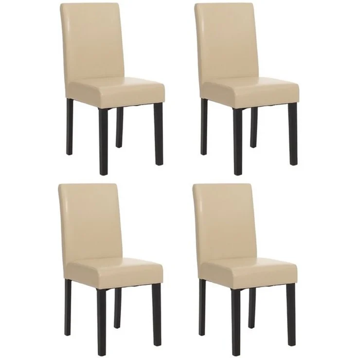 PROREGAL® Esszimmerstuhl Esszimmerstuhl klassisch und zeitlos HxBxT 90x43x56cm Material, Farbe (4 St), Mit hochwertigem Bezug, erhältlich in vielen Ausführungen – Bild 4