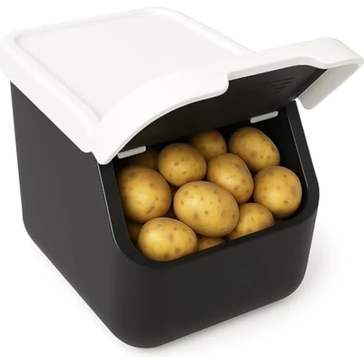 hrb Auffangbehälter Aufbewahrungsbox mit Deckel - Kartoffelbox - Aufbewahrungsbox, (1-tlg) – Bild 7