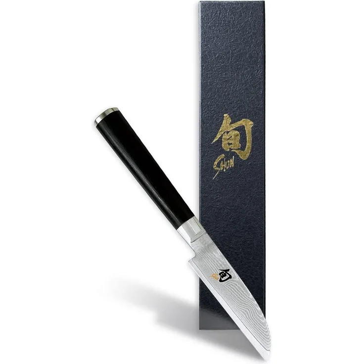 Kai 'Shun Classic' Gemüsemesser, Damaszenerstahl schwarz, 9,0 cm