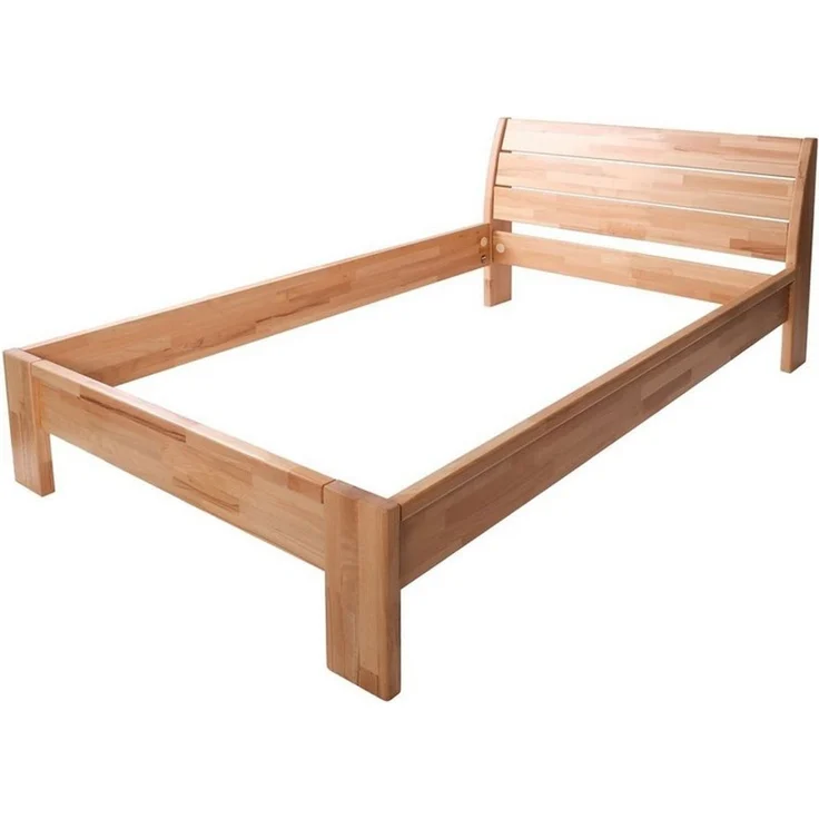 Krok Wood Massivholzbett Alice in Buche mit Kopfteil – Bild 3