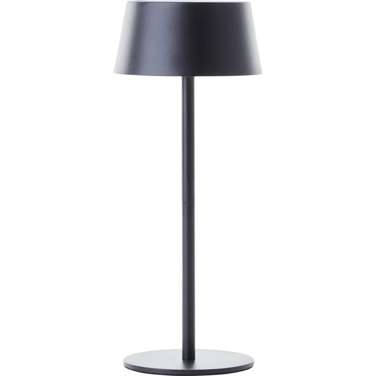 Brilliant LED Außen-Tischleuchte Picco LED Außentischlampe Leuchte mit Solar in schwarz matt per USB ladbar – Bild 1