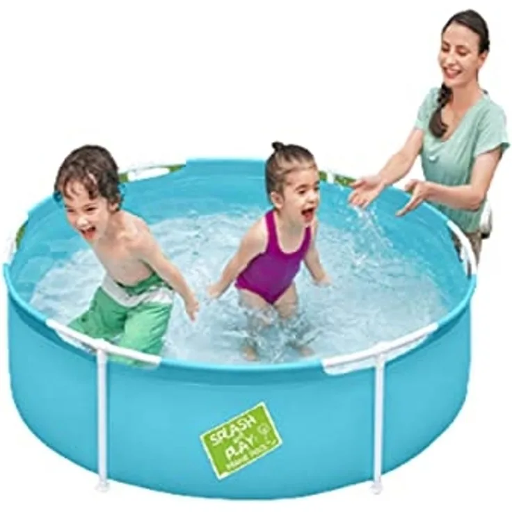 Bestway My First Frame Pool, Rund, Swimmingpool, Planschbecken, Kinderpool, 152 x 38 cm