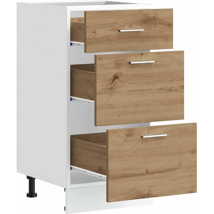 vidaXL Unterschrank Lyon Artisan-Eiche 40x46x81,5 cm Holzwerkstoff 854219 – Bild 4