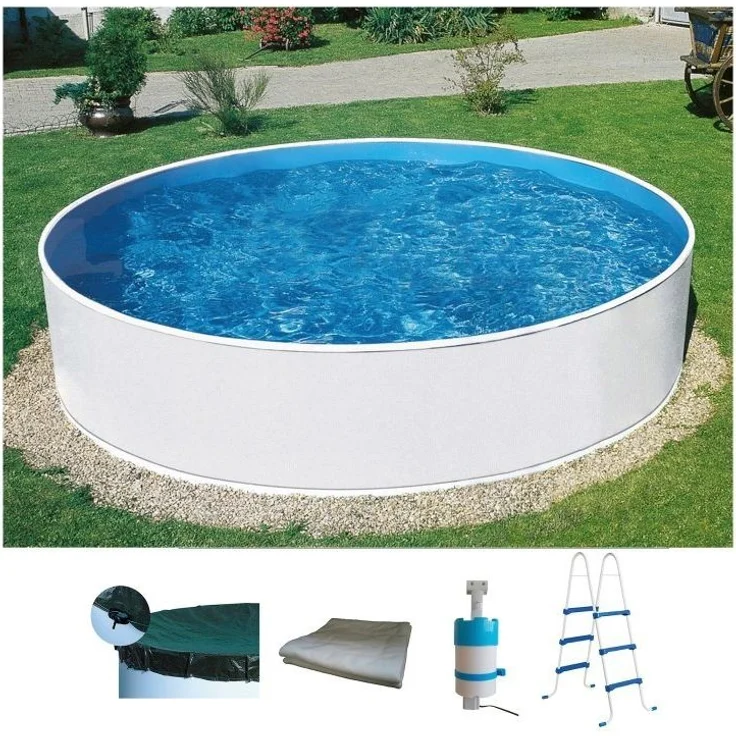 KONIFERA Rundpool Usedom II inkl. Zubehör (Set, 5-tlg), in verschiedenen Größen erhältlich