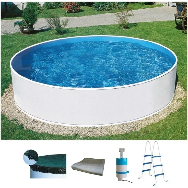 KONIFERA Rundpool Usedom II inkl. Zubehör (Set, 5-tlg), in verschiedenen Größen erhältlich