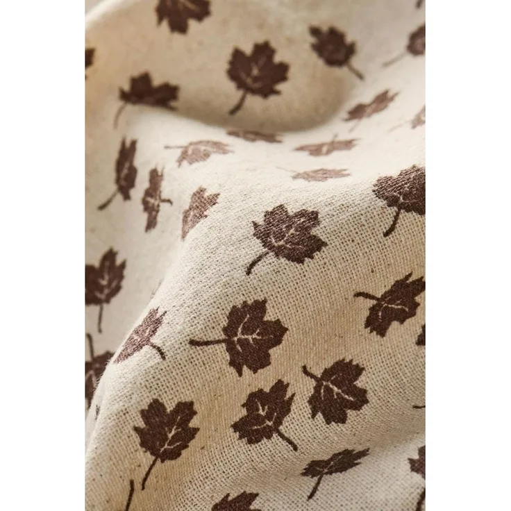 Ib Laursen Geschirrtuch Ib Laursen Geschirrtuch Birk Blätter Natur Braun (50x70 cm)