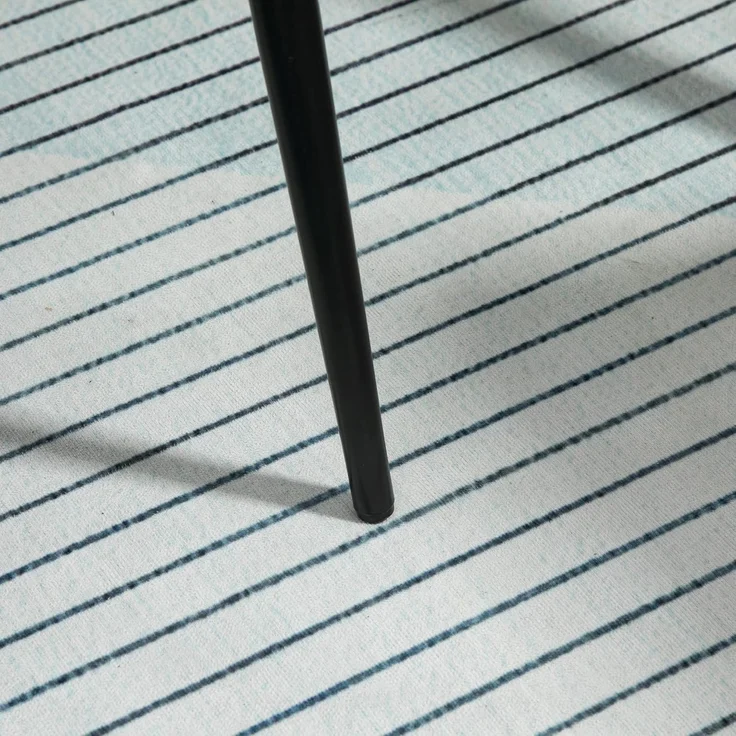 HOMCOM Esszimmerstuhl Küchenstuhl mit Rückenlehne, Polsterstuhl mit Leinenoptik (Wohnzimmerstuhl, 2 St), Dunkelgrau 59,5 x56,5 x 81 cm – Bild 8