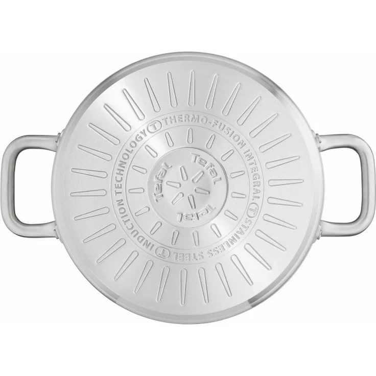 Tefal Virtuoso Topfset, 7-tlg, Kochtopf, Topf, Stielkasserolle, Induktionsgeeignet, Edelstahl, E492S7 – Bild 1