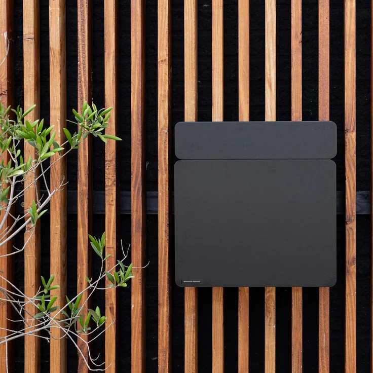 Spinder Design Briefkasten Inbox Schwarz – Bild 5