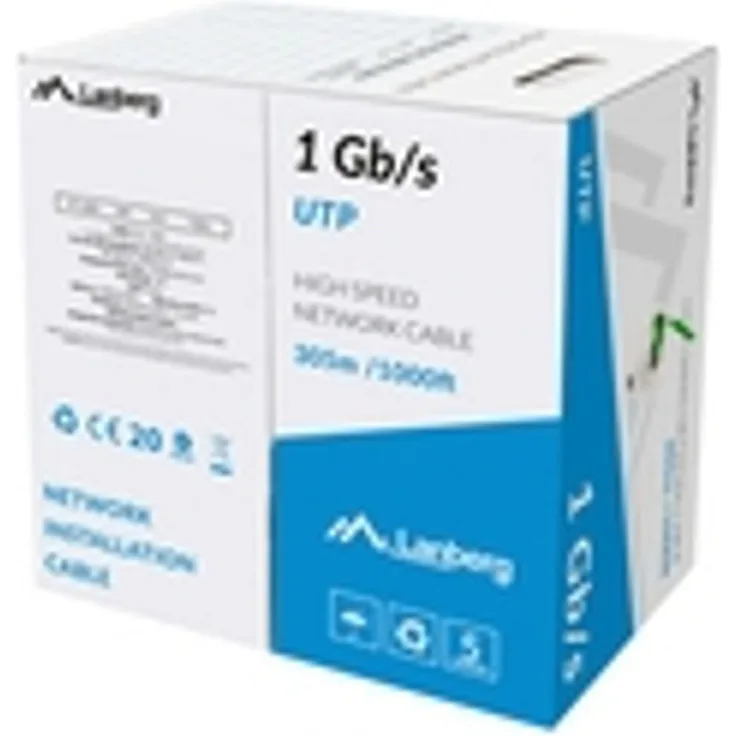 LANBERG LAN-Kabel 1GB/S 305m Solid CCA grün