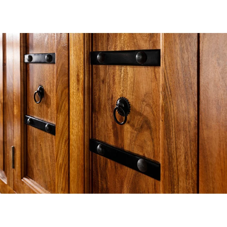Schrank Akazie 112x51x172 honig lackiert OXFORD #0402 – Bild 3