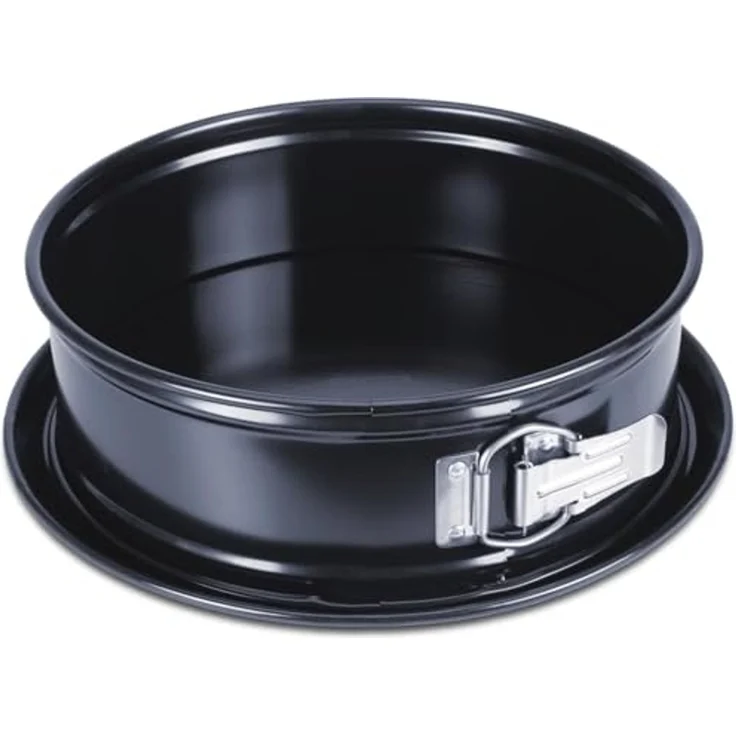 Städter We love baking Serie Springform EMAILLE Ø 24 cm / H 7 cm Schwarz mit Flachboden – Bild 1