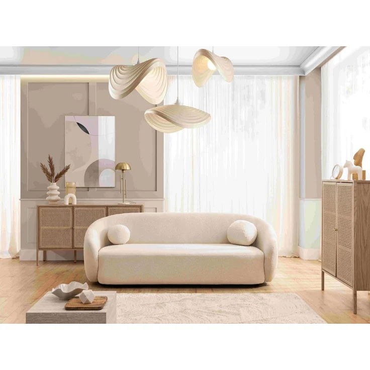 S-Style Möbel 3-Sitzer Sofa Roundi Bouclé Luxus & Moderne Kollektion – Bild 3