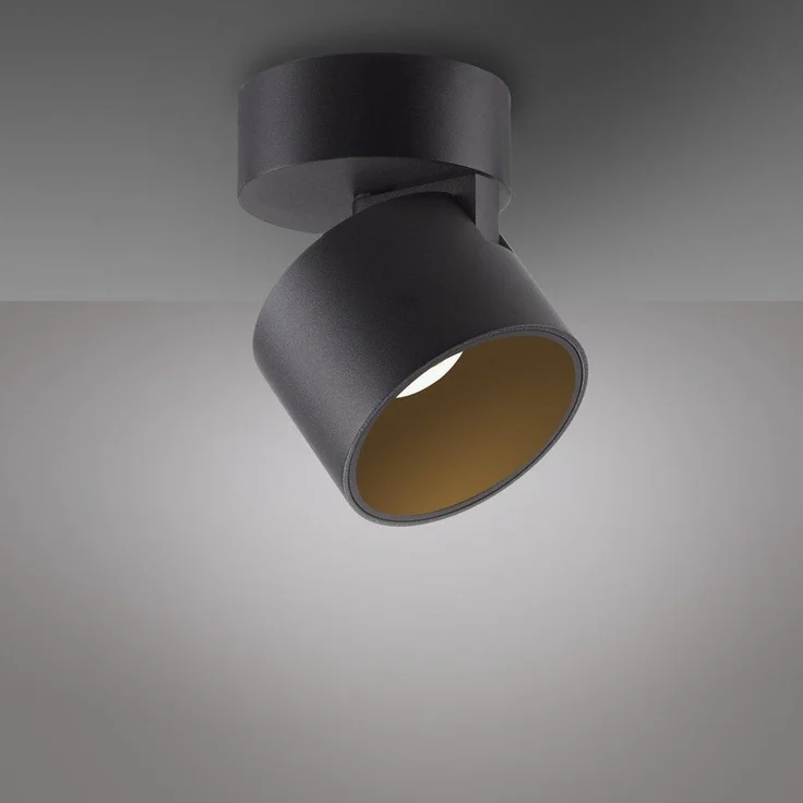 Paul Neuhaus LED Deckenspot LED Deckenlampe Spot PURE CUP, Verstellbarer Spot, 1xLED/13Watt, warmweiß, Spotköpfe schwenkbar schwenkbar dimmbar – Bild 2
