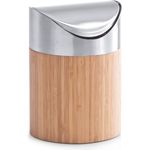 ZELLER PRESENT Tischabfallbehälter Bamboo