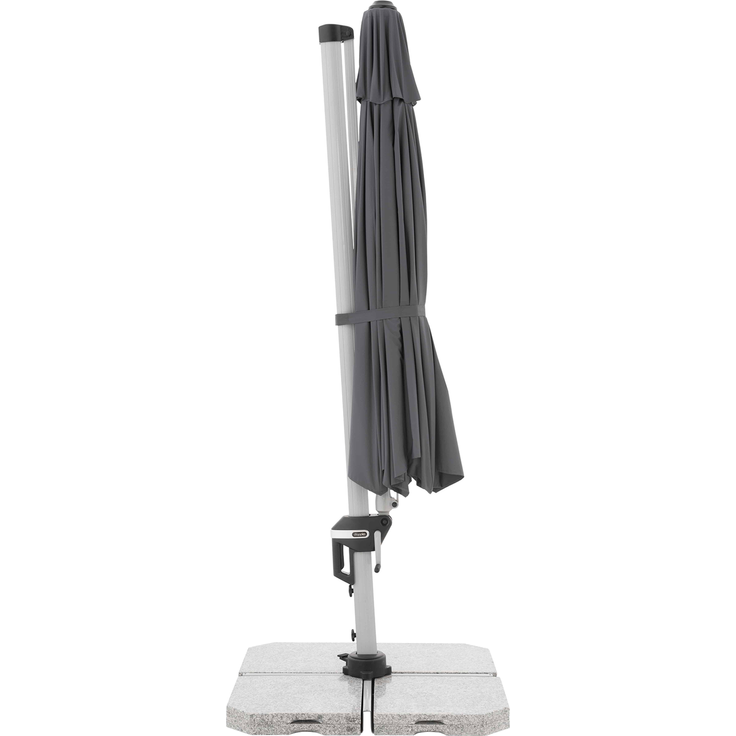 Doppler Sonnenschirm / Ampelschirm "Active Pendelschirm 370", anthrazit, Ø 370 cm – Bild 10