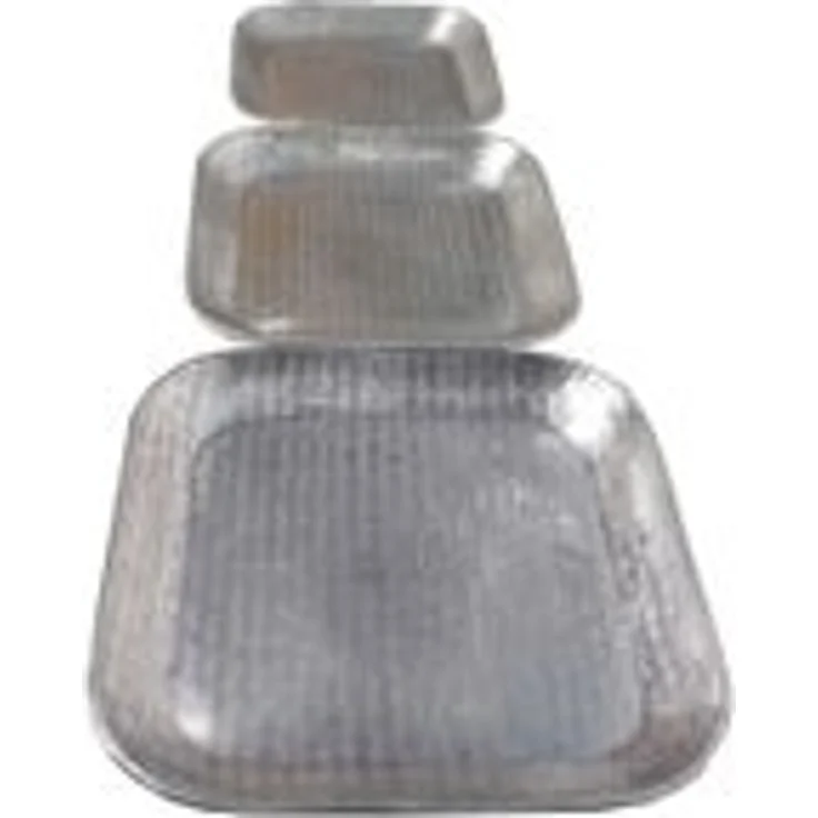 Orientalisches Tablett Prisma Silber 3 er Set – Bild 3