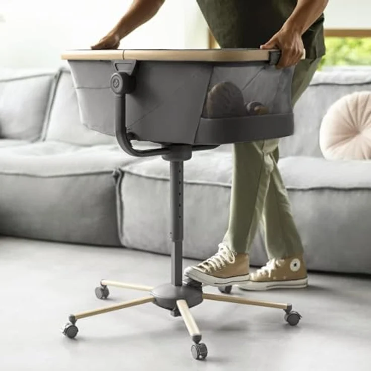 Maxi-Cosi Alba All in 1 Stubenwagen, Einfacher Wechsel zwischen Stubenwagen, Liegewagen und Hochstuhl, 100% recycelte Stoffe, 0 Monate - 3 Jahre alt (15kg), Beyond Graphite – Bild 10