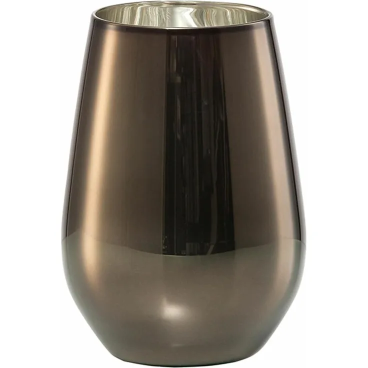 SCHOTT ZWIESEL Vina Shine Becher, 2er Set, Longdrinkbecher, Trinkbecher, Weinbecher, Form 8796, Glas, Braun, 397 ml, 120108
