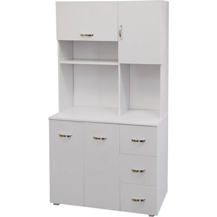 HTI-Living Hochschrank Küchenschrank Weiß Blanca (Stück, 1-St, 1 Schrank) Küchenbuffet