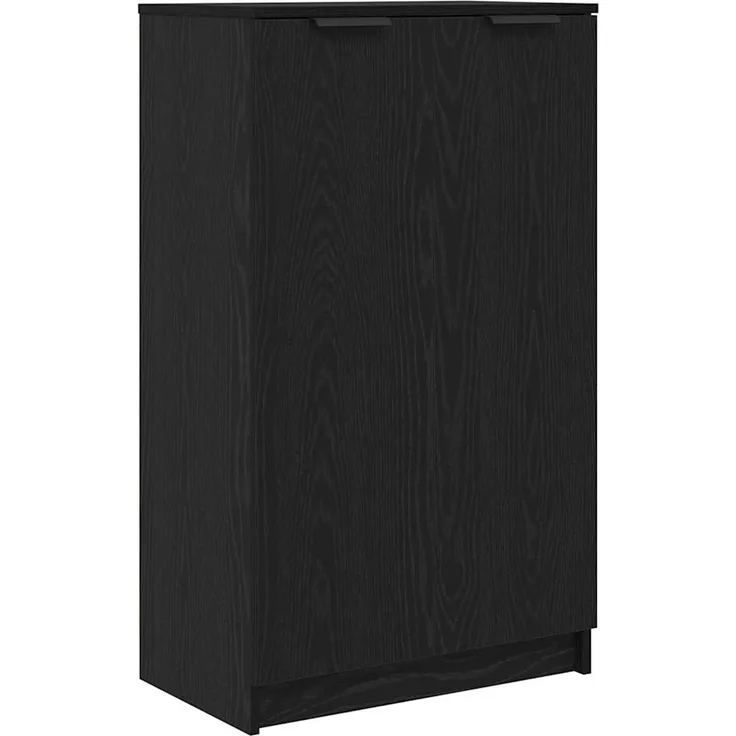 vidaXL Schuhschrank mit Regal Schwarz Eichen-Optik 59 x 35 x 100 cm 862102