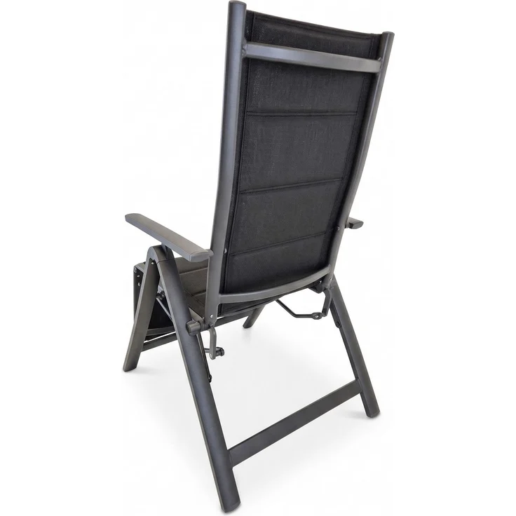 Linder Exclusiv Relaxsessel Gartensessel Comfort Gestell Aluminium anthrazit Schwarz 60x72x110 cm – Bild 7
