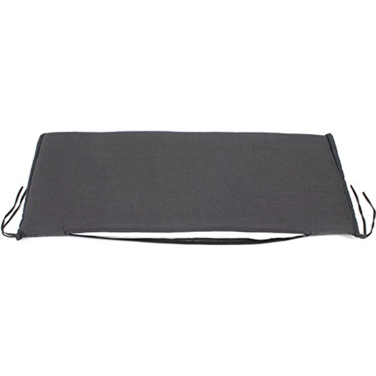 riess-ambiente Bankauflage ROG 45x110cm anthrazit – Sitzkissen, Polster-Auflage, (Einzelartikel, 1 St), bequemes Outdoor-Auflagekissen – ideal für 2-Sitzer Gartenbank – Bild 6