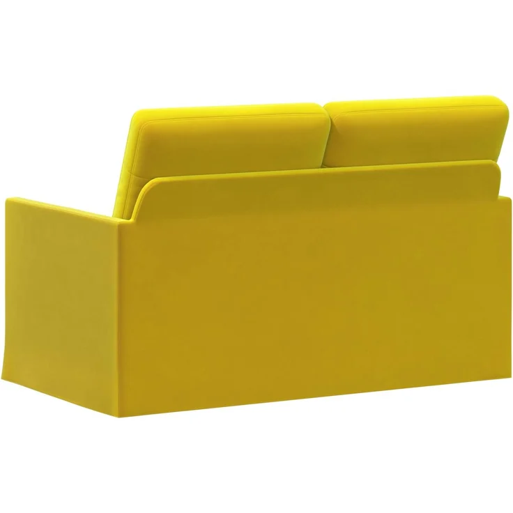 vidaXL 2-Sitzer Sofa Gelb 130 x 81 x 82 cm Samt (V) 42041061 – Bild 4