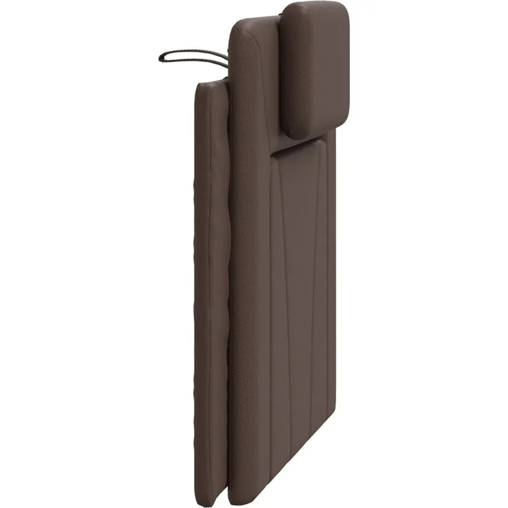 vidaXL Kopfteil-Kissen Braun 80 cm Kunstleder 374762 – Bild 6