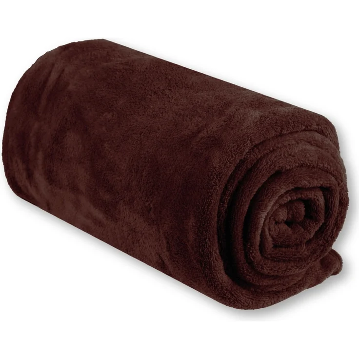 Kuscheldecke supersofte Tagesdecke vielseitig verwendbare Microfaser-Decke, flauschig und anschmiegsam in vielen verschiedenen modischen Farben erhältlich (braun - schokobraun / 220x240 cm) – Bild 4