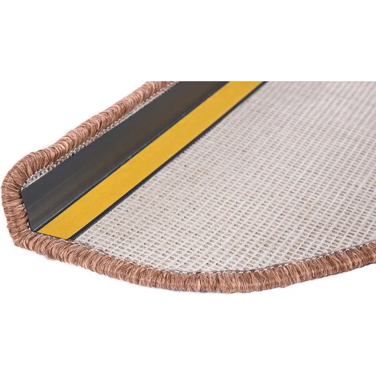 Andiamo Stufenmatte Bob, Made in Poland, halbrund, Höhe: 4,5 mm, melierte Schlinge, selbstklebend, Set mit 2 Stück oder 15 Stück – Bild 2