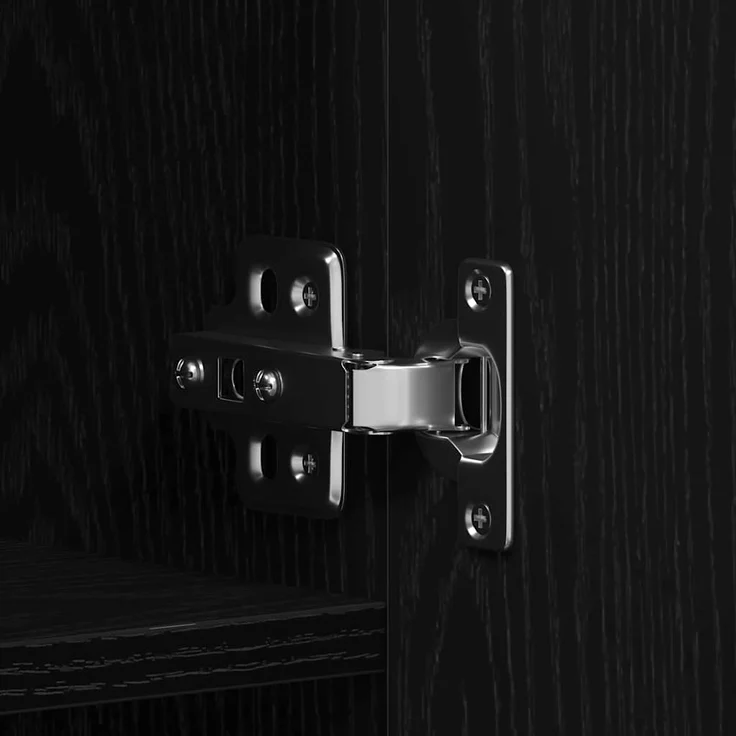 vidaXL Schuhschrank mit Regal Schwarz 80 x 35,5 x 180 cm Holzwerkstoff 3333845 – Bild 8
