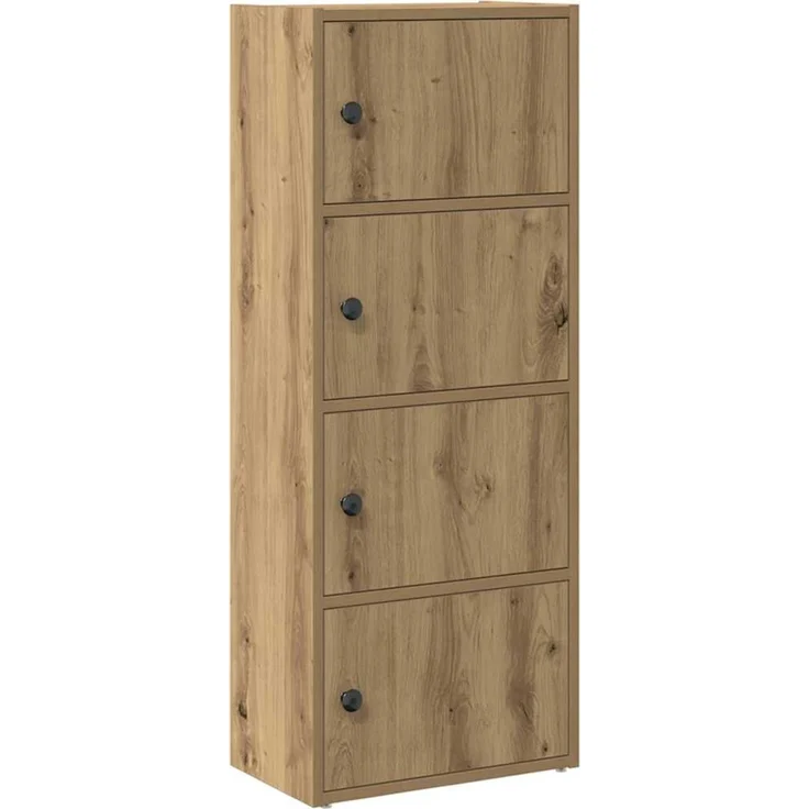 vidaXL Bücherregal Artisan-Eiche 40x24x102 cm Holzwerkstoff 860381 – Bild 2