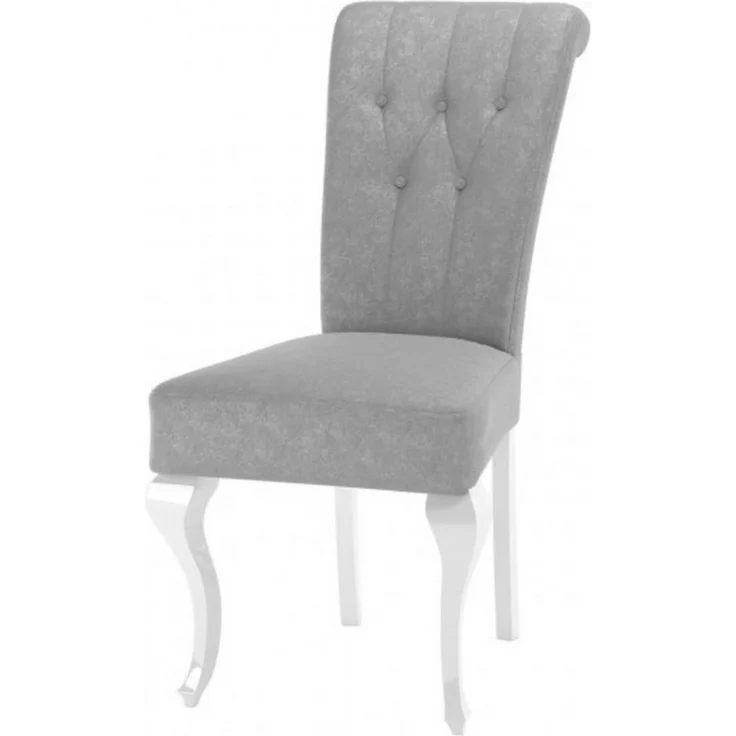 Deine Möbel 24 Esszimmerstuhl LUISE S61 Stuhl 2 4 6 8 10 12 Stühle PREMIUM zum Esszimmer - Set (Beige Hellgrau Grau Anthrazit Graphit), Stühle in Samt Velour Glamour-Still – Bild 1