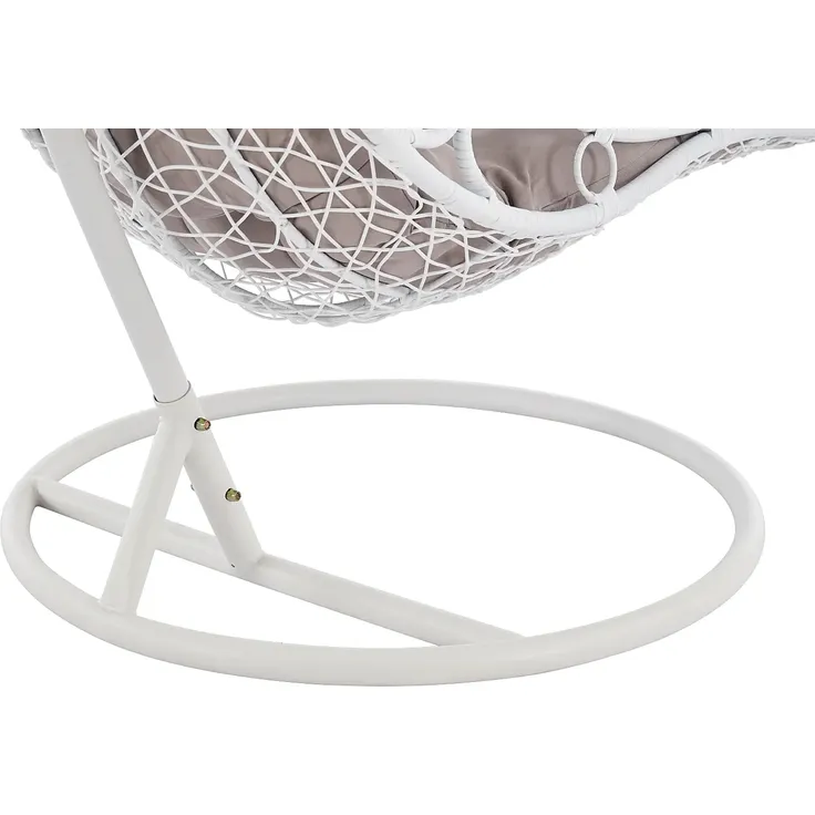 Vente-unique - LUVA Leisure furniture for garden Harz Weiß - B 105 cm x H 197 cm x L 105 cm – Bild 5