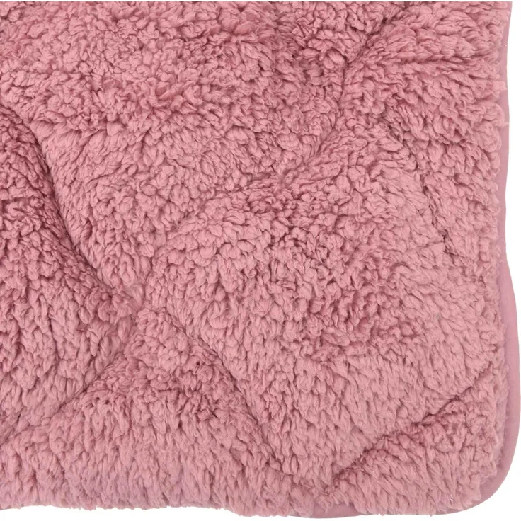 vidaXL Winterbettdecke Rosa 220 x 260 cm Mikrofaser und Teddy-Fleece 42026347 – Bild 7