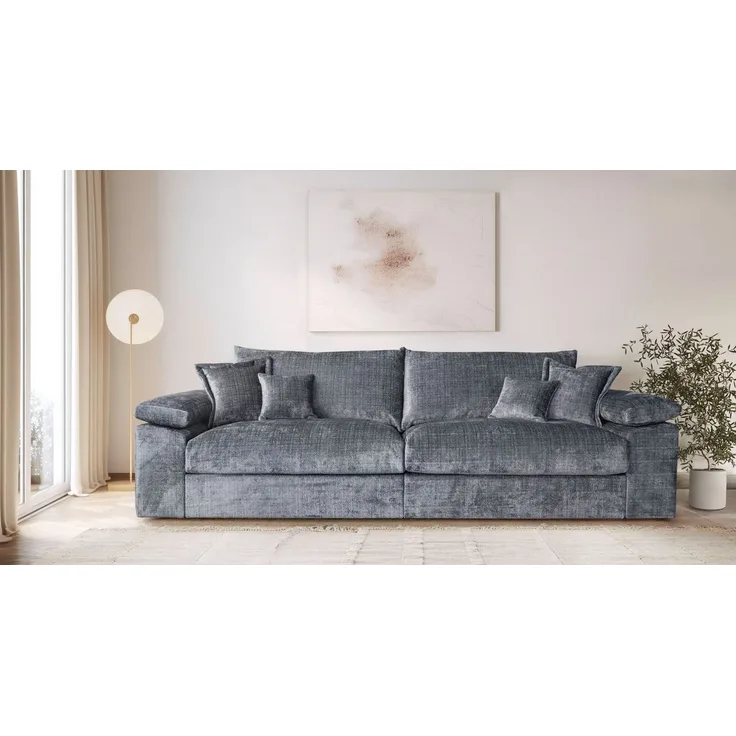 Home affaire Big-Sofa Soft&Cosy XXL, B: 303 cm - OTTO. Verlässliche Qualität, Mega-Sofa, Cord oder Chenille-Struktur, mit Federkern & 4 Zierkissen