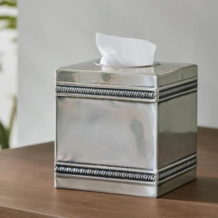 Mirabeau Badorganizer Taschentuchbox Semoine antiksilber (kein Set, kein Set) – Bild 2